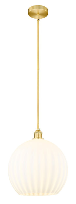 Innovations - 616-1S-SG-G1217-14WV - LED Pendant - Edison - Satin Gold