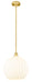 Innovations - 616-1S-SG-G1217-14WV - LED Pendant - Edison - Satin Gold