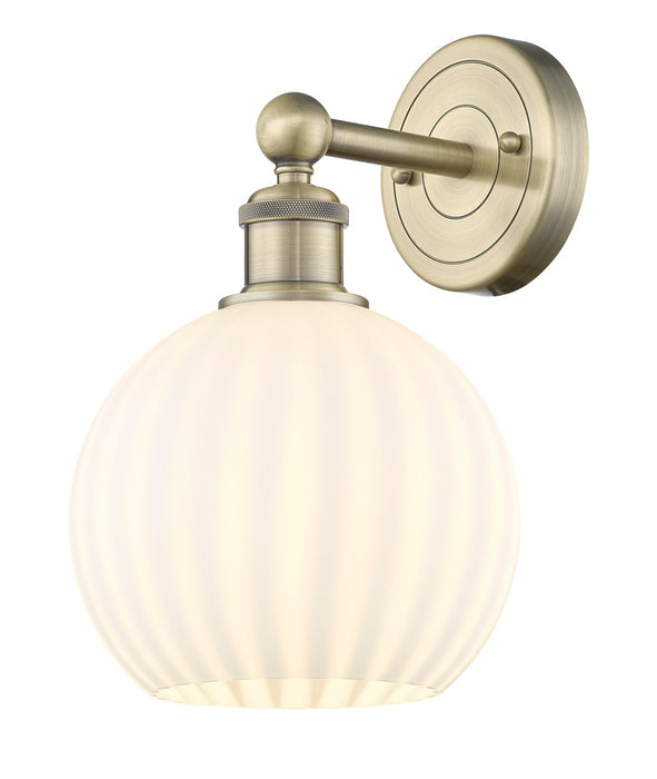 Innovations - 616-1W-AB-G1217-8WV - LED Wall Sconce - Downtown Urban - Antique Brass