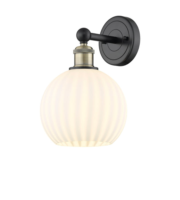 Innovations - 616-1W-BAB-G1217-8WV - LED Wall Sconce - Downtown Urban - Black Antique Brass