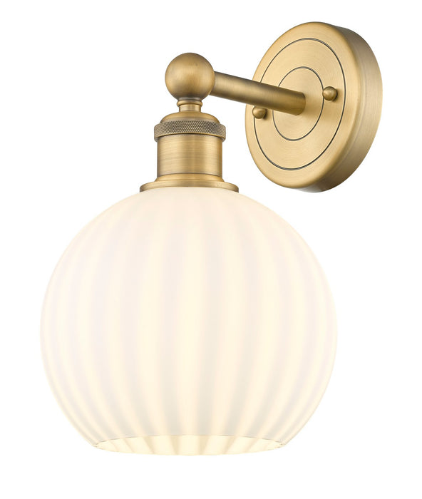 Innovations - 616-1W-BB-G1217-8WV - LED Wall Sconce - Downtown Urban - Brushed Brass