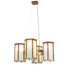 Meyda Tiffany - 263181 - Four Light Pendant - Affeton - Transparent Gold