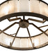 Meyda Tiffany - 265763 - Six Light Chandelier - Hokaiseki - Oil Rubbed Bronze