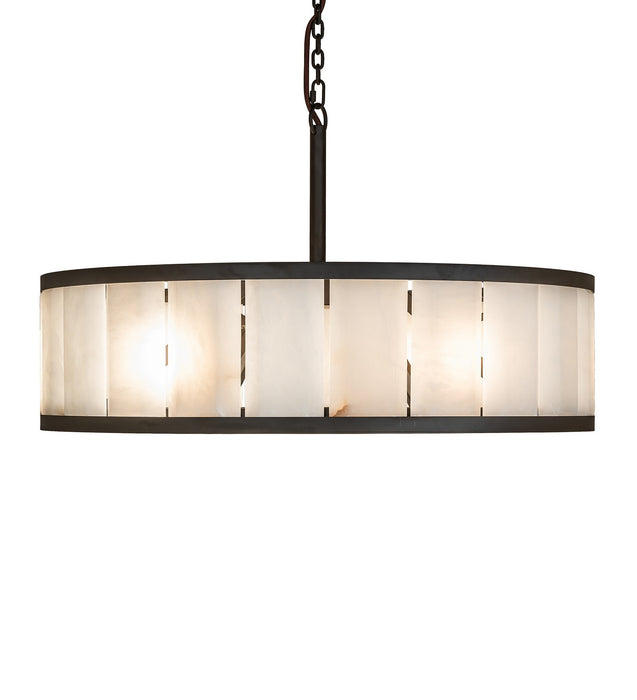 Meyda Tiffany - 265763 - Six Light Chandelier - Hokaiseki - Oil Rubbed Bronze