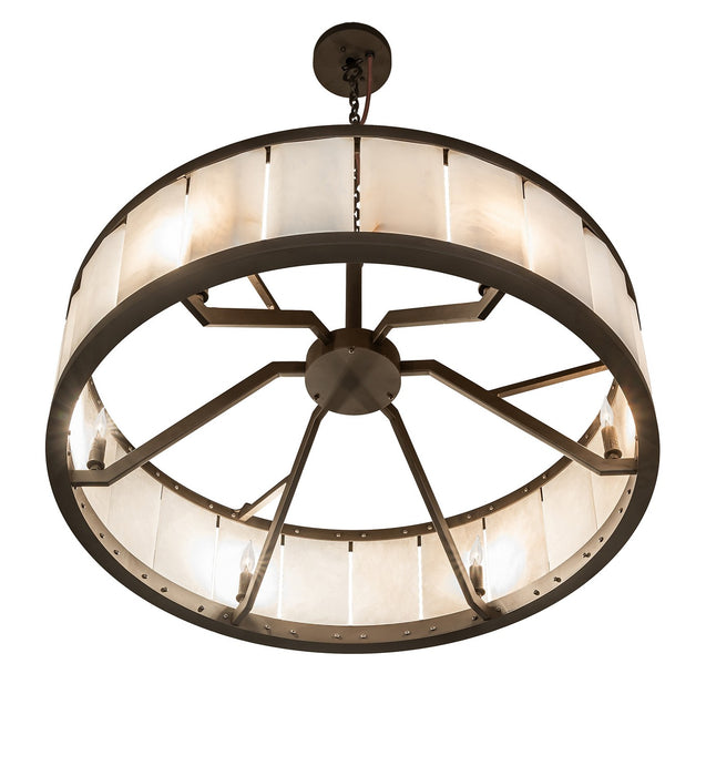 Meyda Tiffany - 265763 - Six Light Chandelier - Hokaiseki - Oil Rubbed Bronze