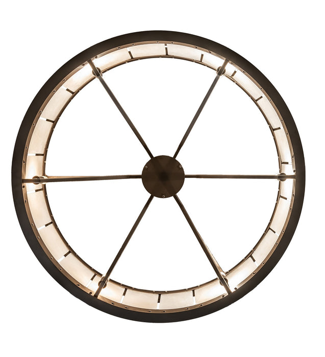 Meyda Tiffany - 265763 - Six Light Chandelier - Hokaiseki - Oil Rubbed Bronze