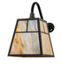 Meyda Tiffany - 267583 - One Light Wall Sconce - Stillwater - Craftsman Brown/Gloss Black