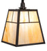 Meyda Tiffany - 267583 - One Light Wall Sconce - Stillwater - Craftsman Brown/Gloss Black