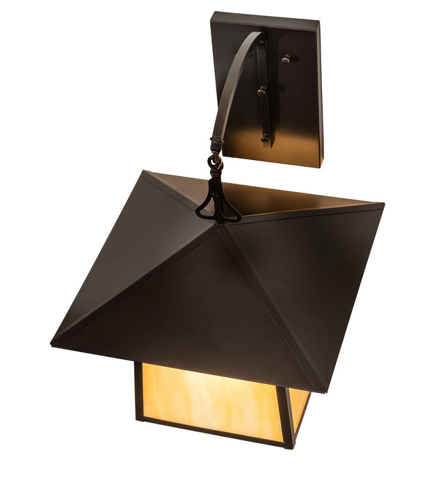 Meyda Tiffany - 267823 - One Light Wall Sconce - Stillwater - Craftsman Brown