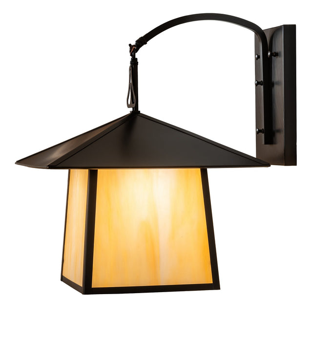 Meyda Tiffany - 267823 - One Light Wall Sconce - Stillwater - Craftsman Brown