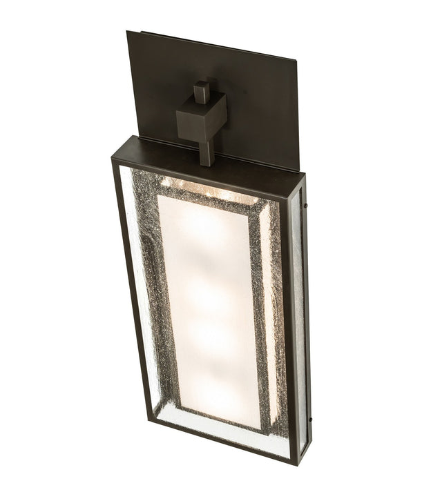 Meyda Tiffany - 268306 - LED Wall Sconce - Quadrato - Statuary Bronze Metallic