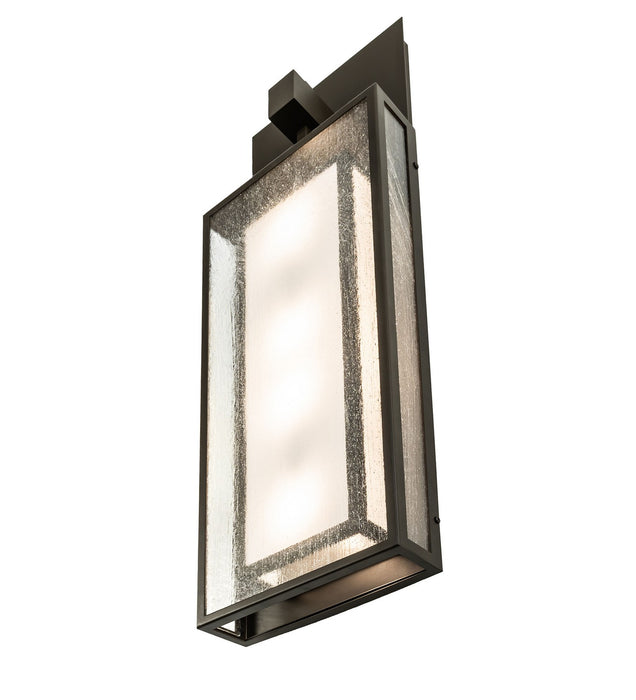 Meyda Tiffany - 268306 - LED Wall Sconce - Quadrato - Statuary Bronze Metallic