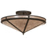 Meyda Tiffany - 268978 - Eight Light Semi-Flushmount - Craftsman - Oil Rubbed Bronze