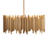 Meyda Tiffany - 269152 - Eight Light Chandel-Air - Frequency - Gold Metallic