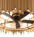 Meyda Tiffany - 269152 - Eight Light Chandel-Air - Frequency - Gold Metallic