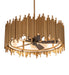 Meyda Tiffany - 269152 - Eight Light Chandel-Air - Frequency - Gold Metallic