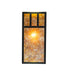 Meyda Tiffany - 270260 - Three Light Wall Sconce - Hyde Park - Oil Rubbed Bronze