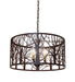 Meyda Tiffany - 270353 - Three Light Pendant - Winter Maple - Cafe Noir