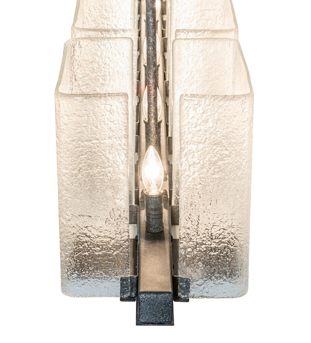 Meyda Tiffany - 270642 - Six Light Chandelier - Ice Cube - Smoke