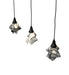 Meyda Tiffany - 270753 - Three Light Island Pendant - Handkerchief - Black Metal