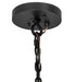 Meyda Tiffany - 270818 - 24 Light Chandelier - Loxley - Black Satin Wrought Iron
