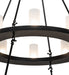 Meyda Tiffany - 270818 - 24 Light Chandelier - Loxley - Black Satin Wrought Iron