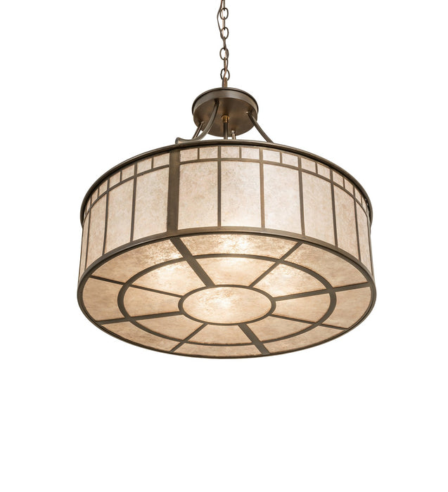 Meyda Tiffany - 271105 - Four Light Pendant - Glendale - Antique Copper