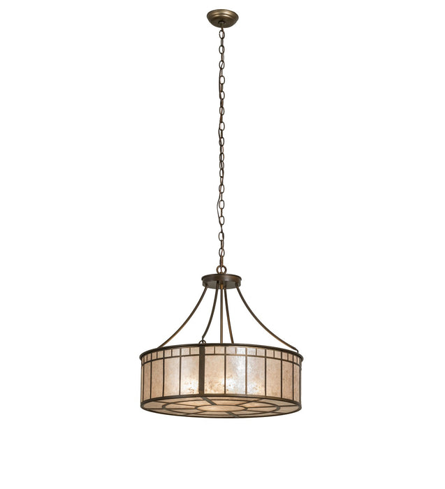 Meyda Tiffany - 271105 - Four Light Pendant - Glendale - Antique Copper