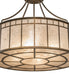 Meyda Tiffany - 271105 - Four Light Pendant - Glendale - Antique Copper