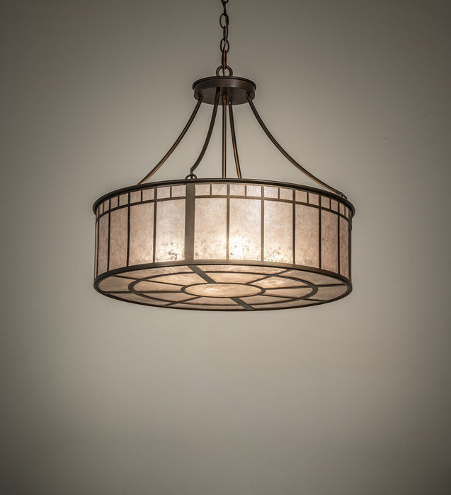 Meyda Tiffany - 271105 - Four Light Pendant - Glendale - Antique Copper