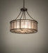 Meyda Tiffany - 271105 - Four Light Pendant - Glendale - Antique Copper