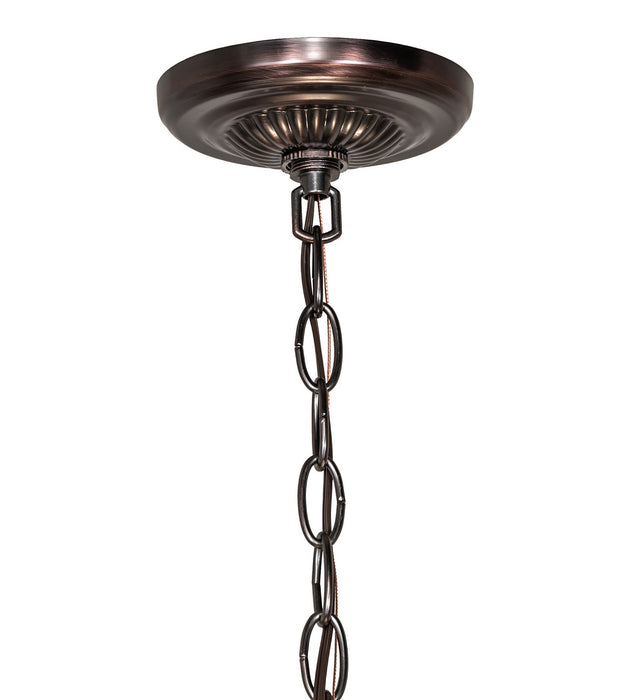 Meyda Tiffany - 272881 - Three Light Pendant - Giacomo - Mahogany Bronze