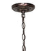 Meyda Tiffany - 272881 - Three Light Pendant - Giacomo - Mahogany Bronze