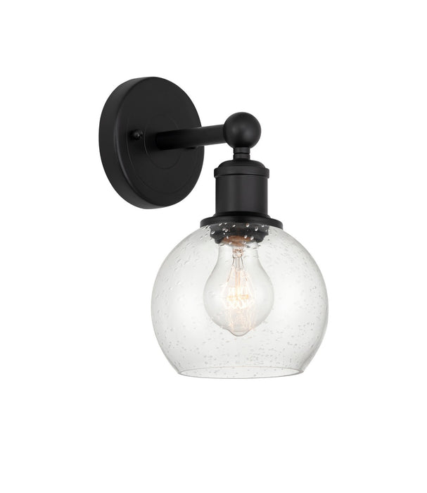 Innovations - 616-1W-BK-G124-6 - One Light Wall Sconce - Edison - Matte Black