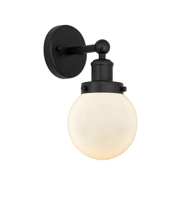 Innovations - 616-1W-BK-G201-6 - One Light Wall Sconce - Edison - Matte Black