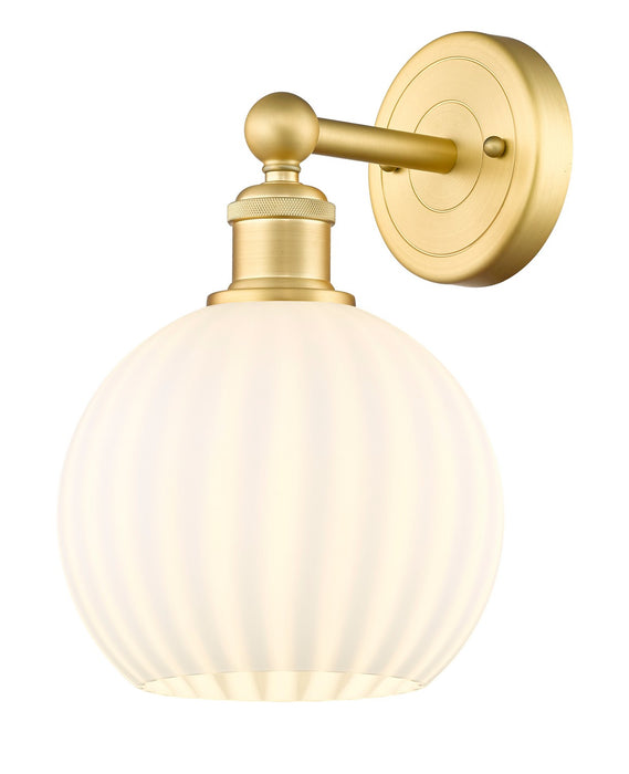 Innovations - 616-1W-SG-G1217-8WV - LED Wall Sconce - Downtown Urban - Satin Gold