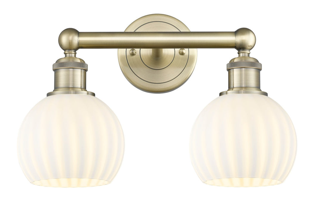 Innovations - 616-2W-AB-G1217-6WV - LED Bath Vanity - Edison - Antique Brass