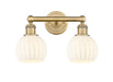 Innovations - 616-2W-BB-G1217-6WV - LED Bath Vanity - Edison - Brushed Brass