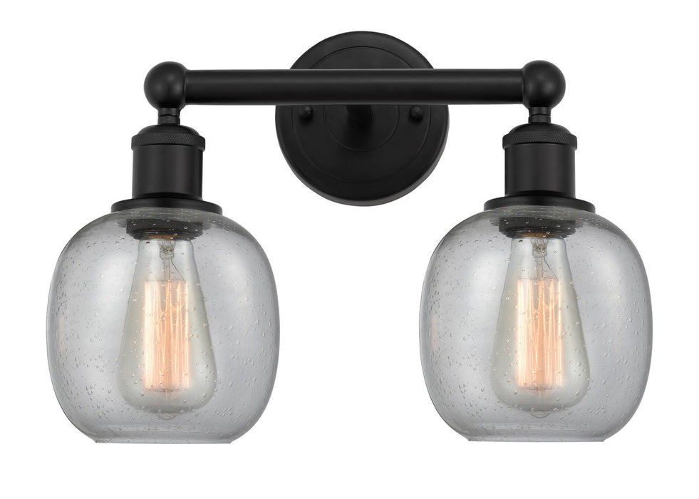 Innovations - 616-2W-BK-G104 - Two Light Bath Vanity - Edison - Matte Black