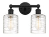 Innovations - 616-2W-BK-G1113 - Two Light Bath Vanity - Edison - Matte Black