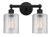 Innovations - 616-2W-BK-G112 - Two Light Bath Vanity - Edison - Matte Black