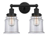 Innovations - 616-2W-BK-G182 - Two Light Bath Vanity - Edison - Matte Black