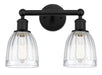 Innovations - 616-2W-BK-G442 - Two Light Bath Vanity - Edison - Matte Black