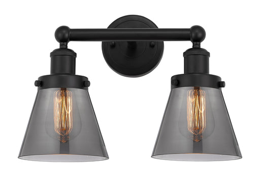 Edison Two Light Bath Vanity Matte Black