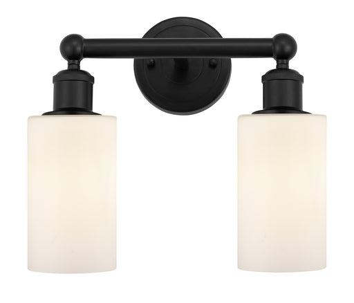 Edison Two Light Bath Vanity Matte Black