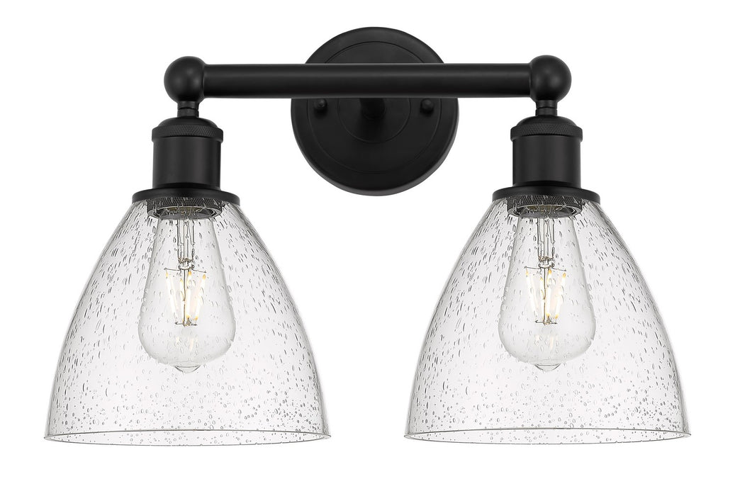 Innovations - 616-2W-BK-GBD-754 - Two Light Bath Vanity - Edison - Matte Black