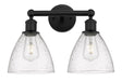 Innovations - 616-2W-BK-GBD-754 - Two Light Bath Vanity - Edison - Matte Black