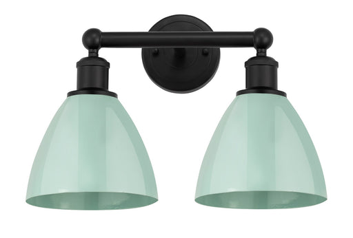 Edison Two Light Bath Vanity Matte Black
