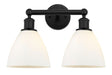 Innovations - 616-2W-BK-GBD-751 - Two Light Bath Vanity - Edison - Matte Black