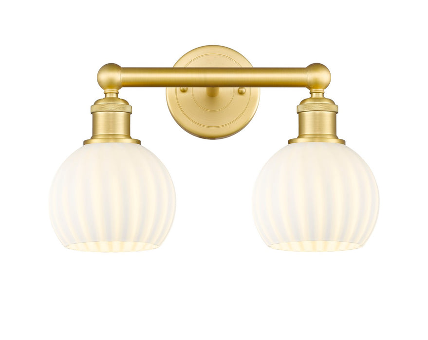 Innovations - 616-2W-SG-G1217-6WV - LED Bath Vanity - Edison - Satin Gold